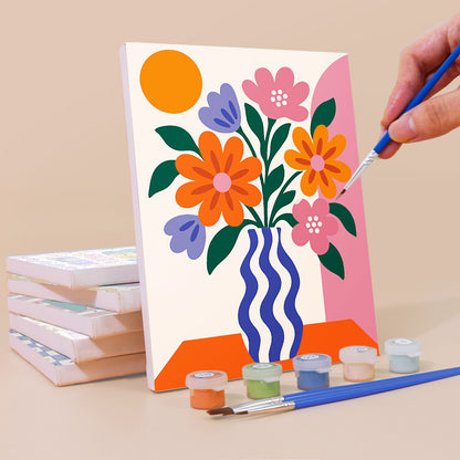 Bold Retro Positivity mini paint by numbers – image 3