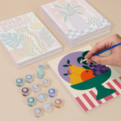 Bold Retro Positivity mini paint by numbers – image 4