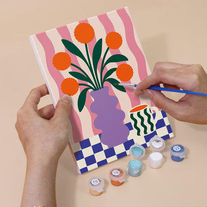 Bold Retro Positivity mini paint by numbers – image 5