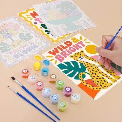 Bold Retro Positivity mini paint by numbers – image 12