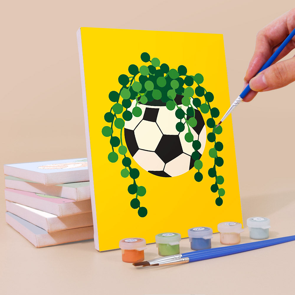 Sports Ball Planters mini paint by numbers – image 3