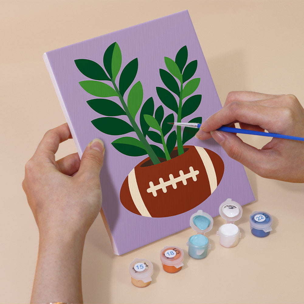Sports Ball Planters mini paint by numbers – image 5