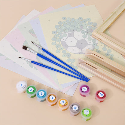 Sports Ball Planters mini paint by numbers – image 11