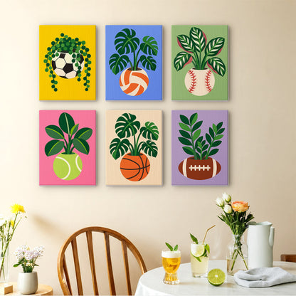 Sports Ball Planters mini paint by numbers – image 14