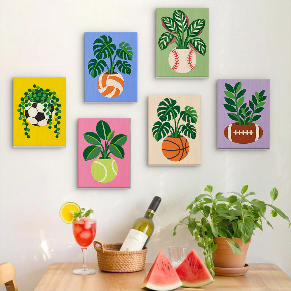 Sports Ball Planters mini paint by numbers – image 17