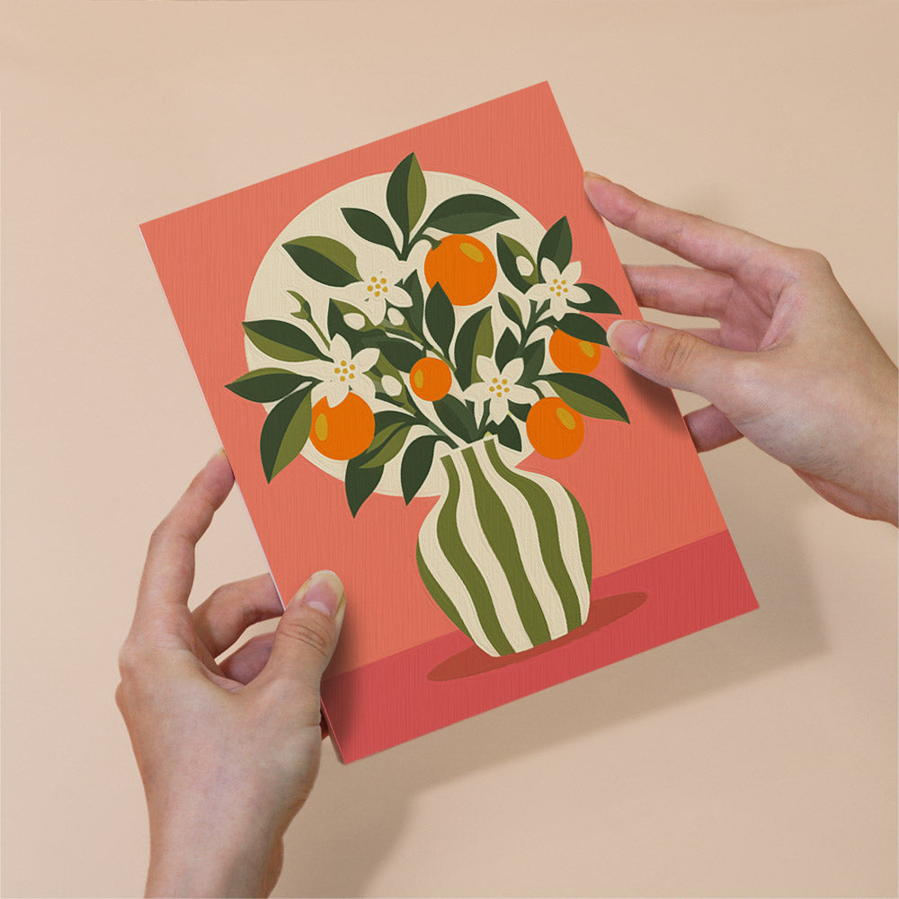 Sunflower Pitcher and Fruit Stems mini paint by numbers – image 6