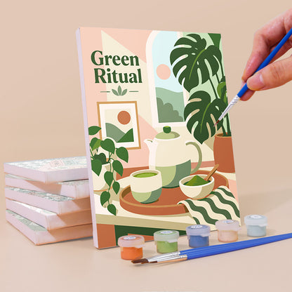 Matcha Moments mini paint by numbers – image 3