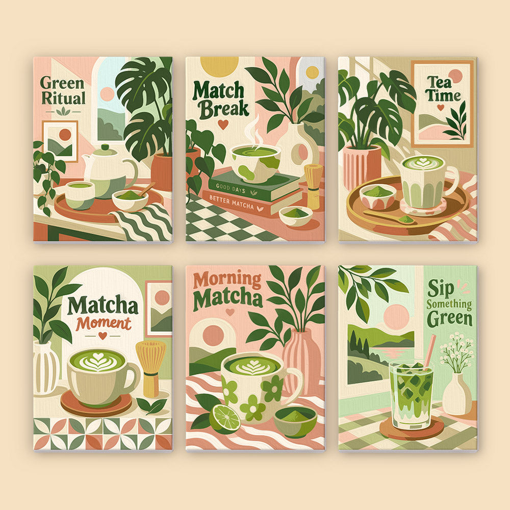 Matcha Moments mini paint by numbers – image 8