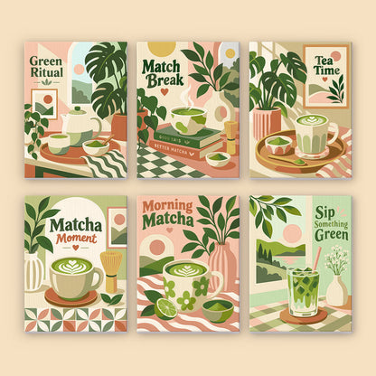 Matcha Moments mini paint by numbers – image 8