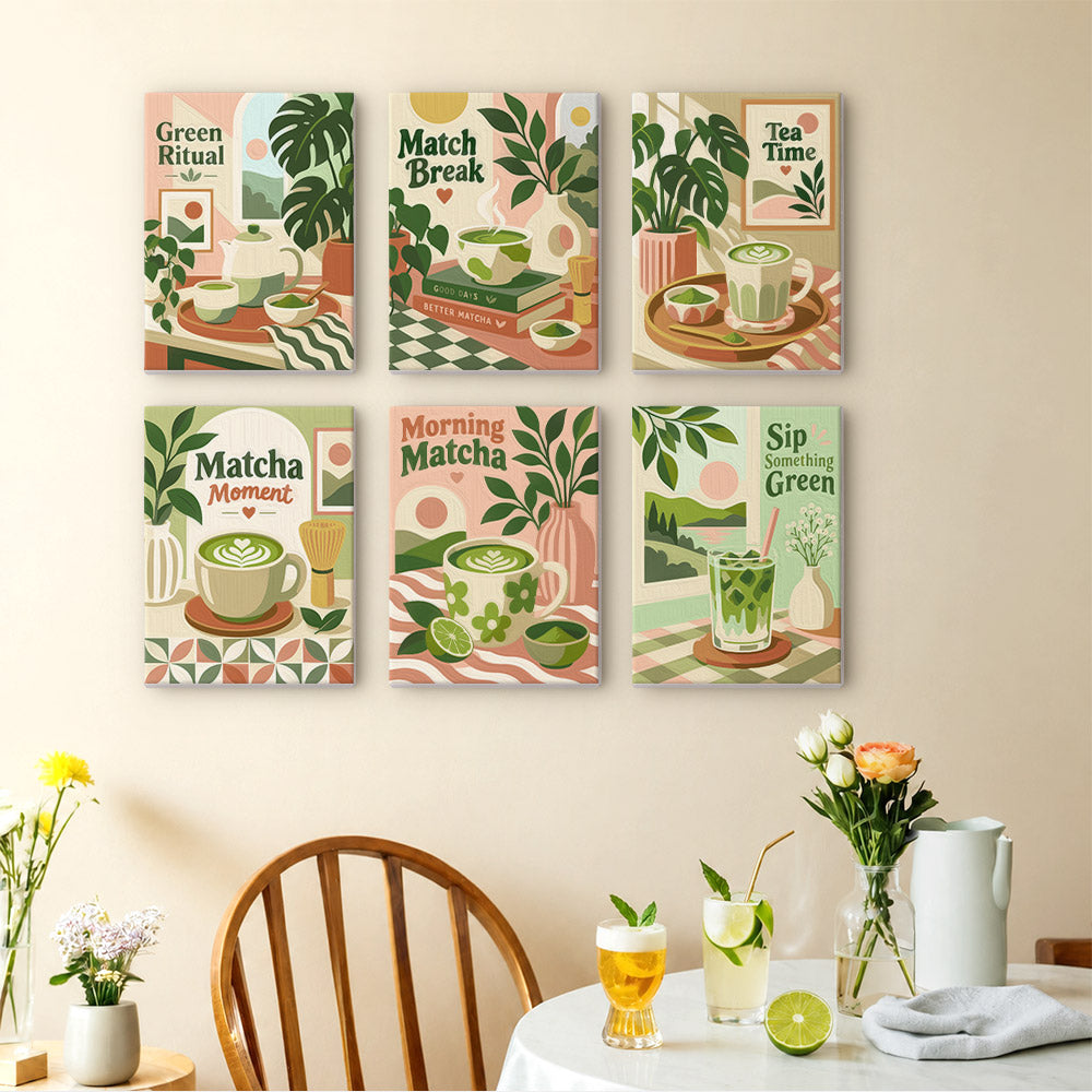 Matcha Moments mini paint by numbers – image 14