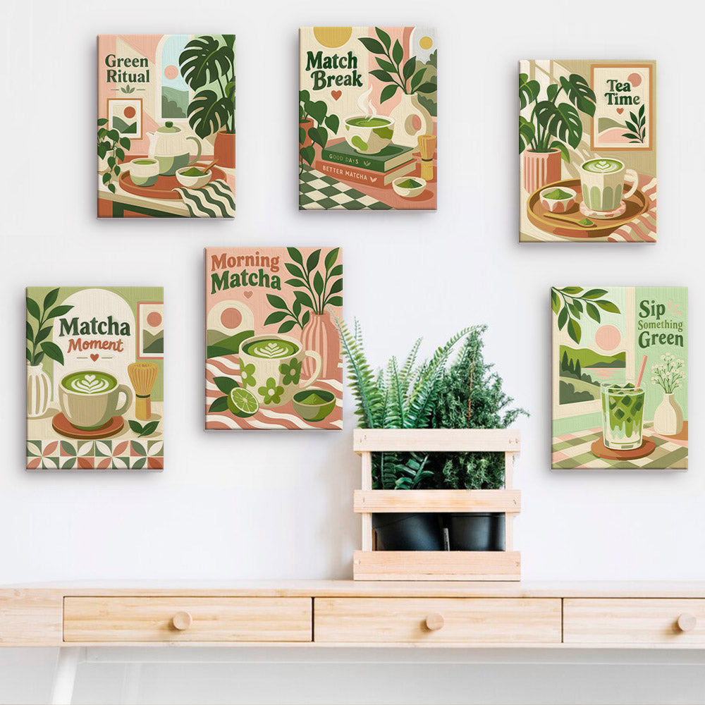 Matcha Moments mini paint by numbers – image 15