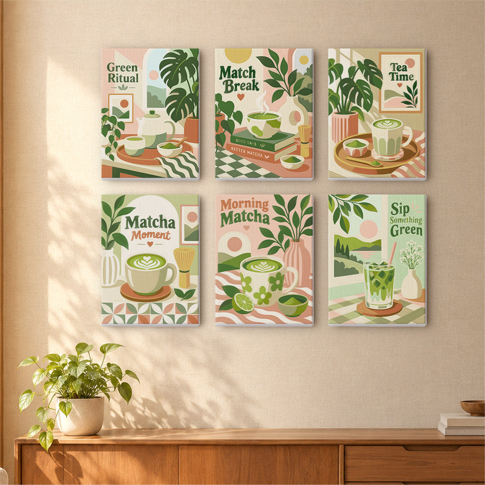 Matcha Moments mini paint by numbers – image 16