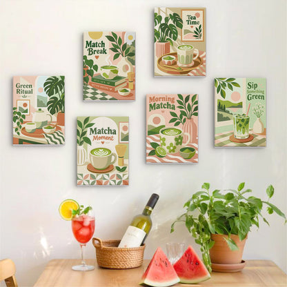 Matcha Moments mini paint by numbers – image 17