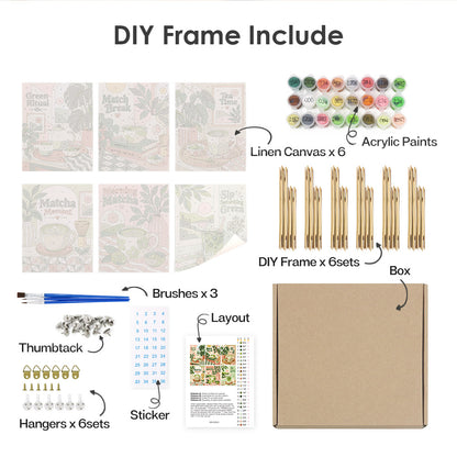 Matcha Moments mini paint by numbers – image 18