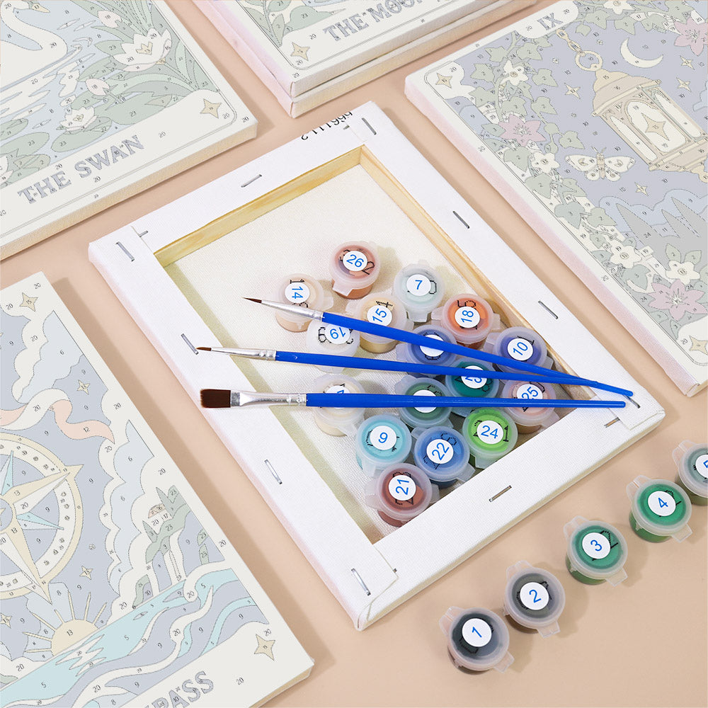 Botanical Tarot Scenes mini paint by numbers – image 2