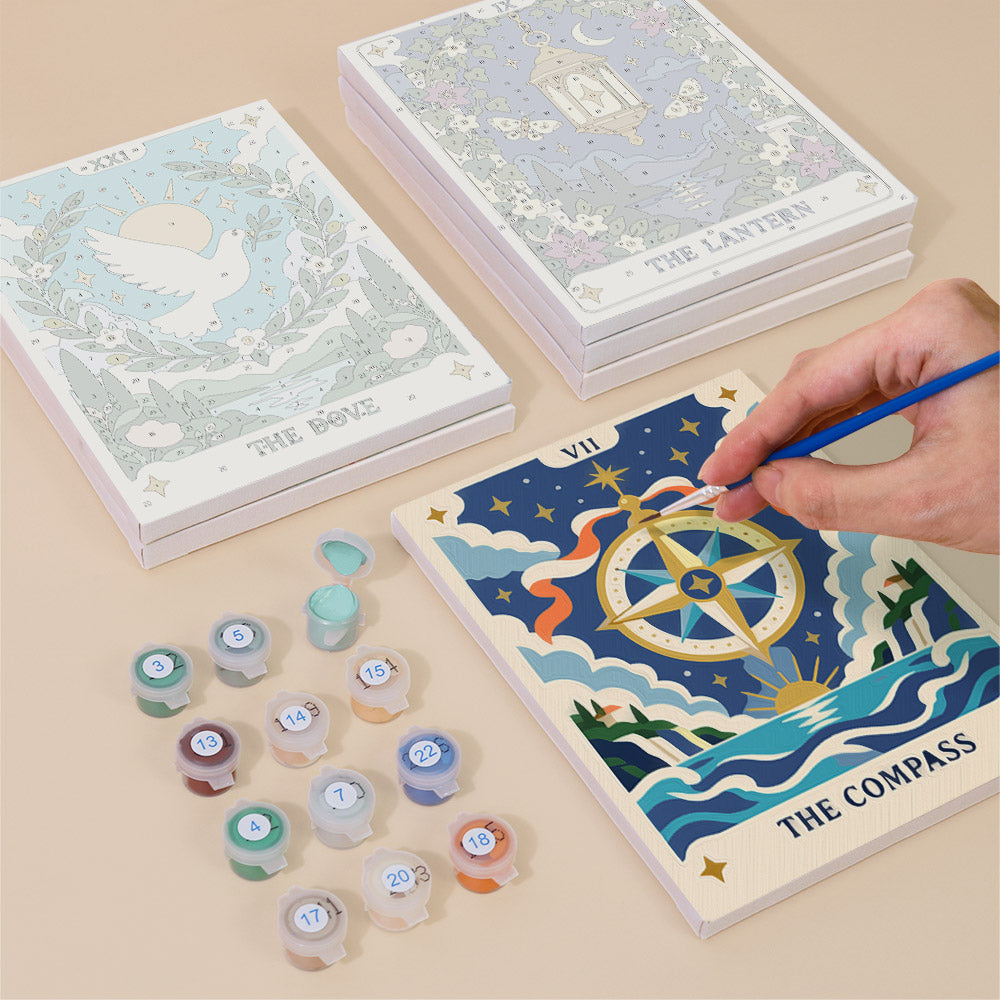 Botanical Tarot Scenes mini paint by numbers – image 4
