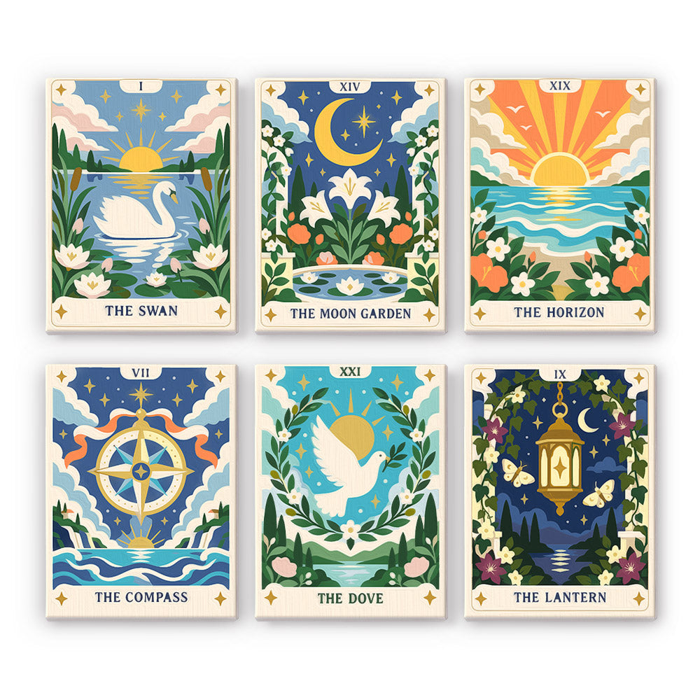 Botanical Tarot Scenes mini paint by numbers – image 7