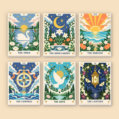 Botanical Tarot Scenes mini paint by numbers – image 8