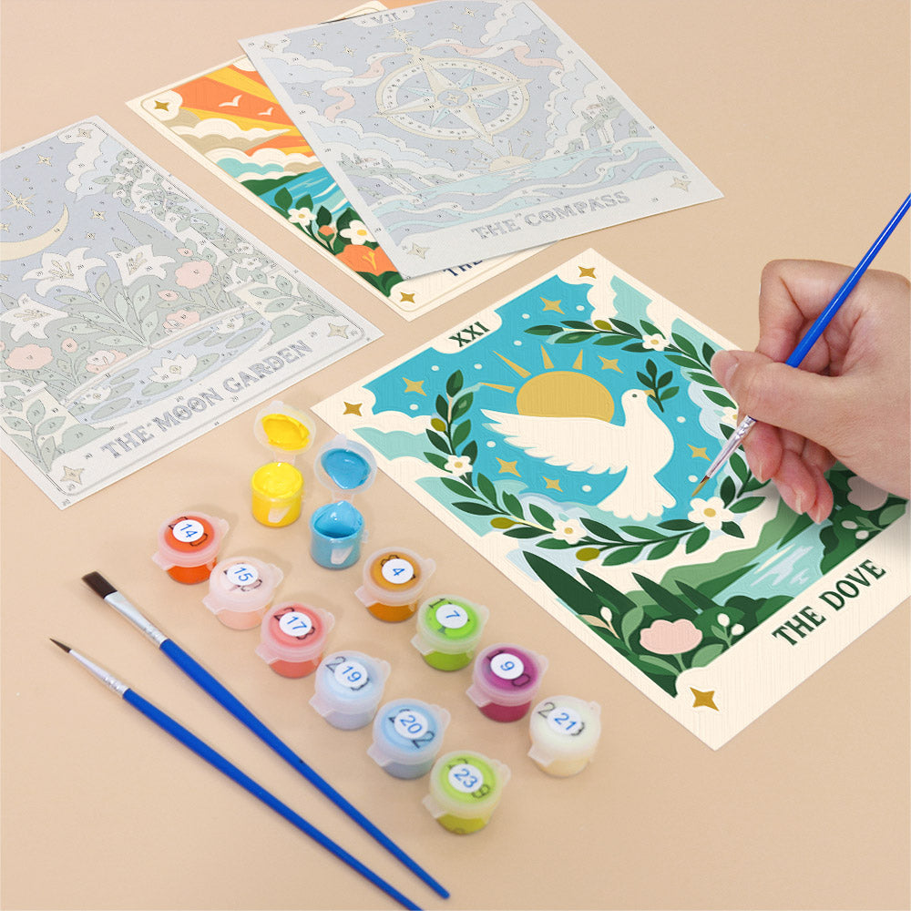 Botanical Tarot Scenes mini paint by numbers – image 12