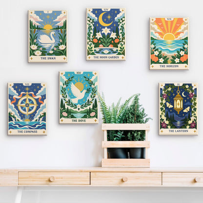Botanical Tarot Scenes mini paint by numbers – image 15