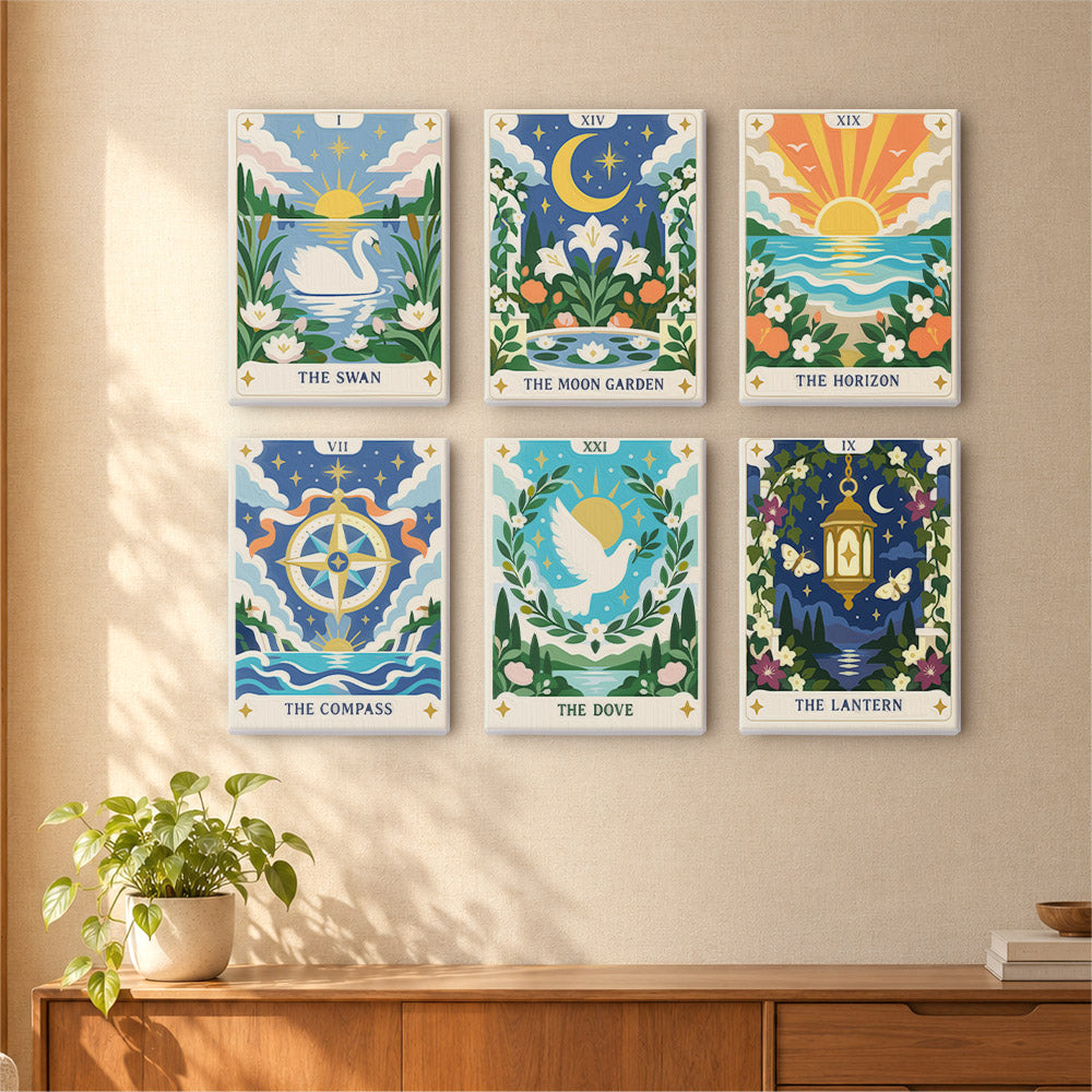 Botanical Tarot Scenes mini paint by numbers – image 16