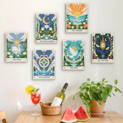 Botanical Tarot Scenes mini paint by numbers – image 17