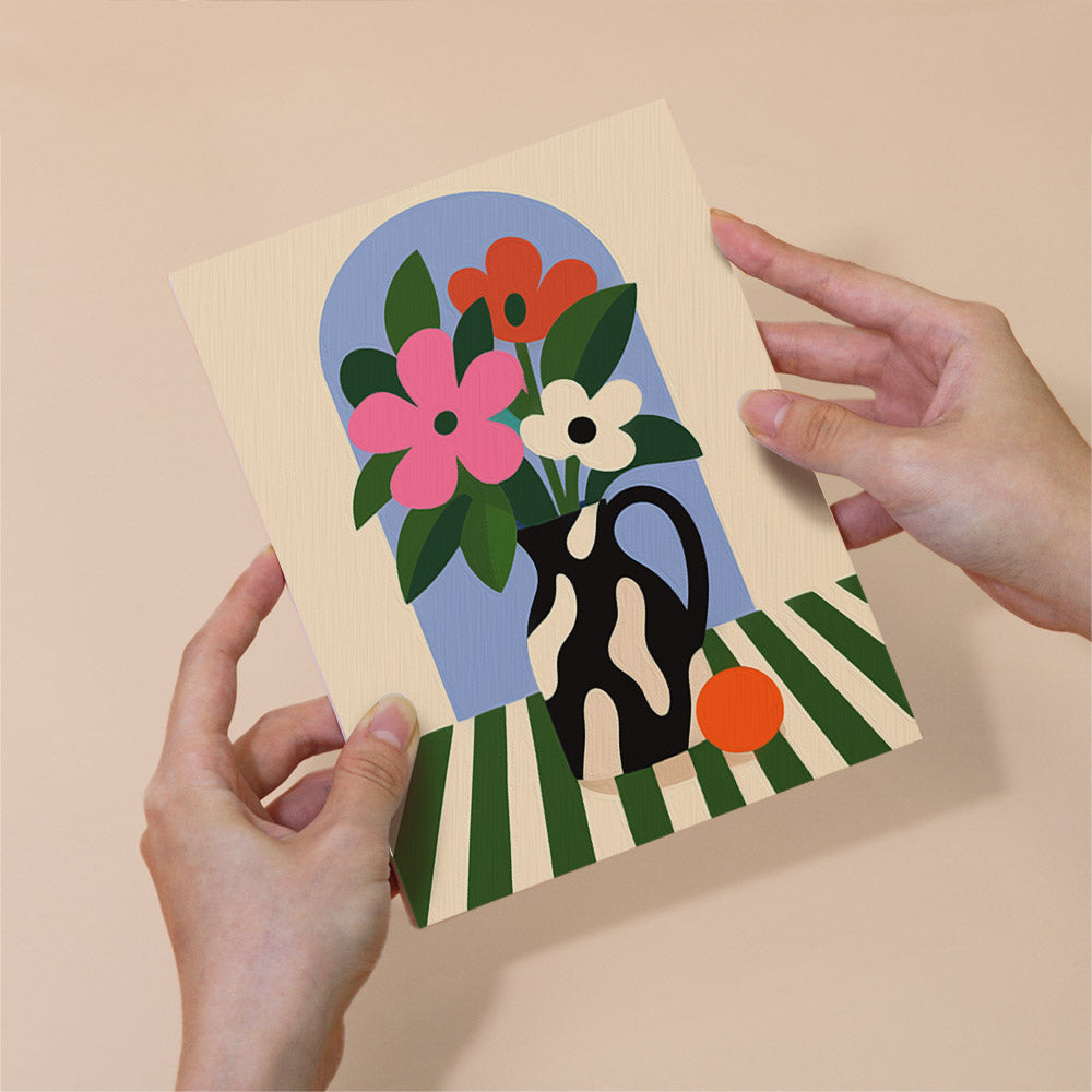 Spotted and Striped Vase Studies mini paint by numbers – image 6