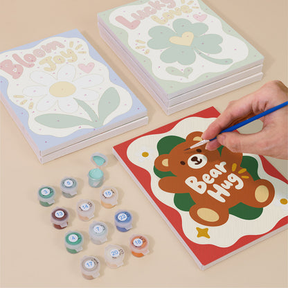 Playful Positive Icons mini paint by numbers – image 4