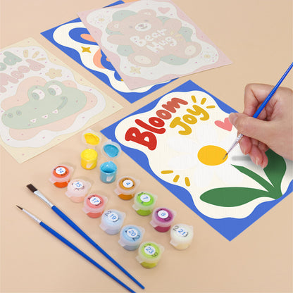 Playful Positive Icons mini paint by numbers – image 12