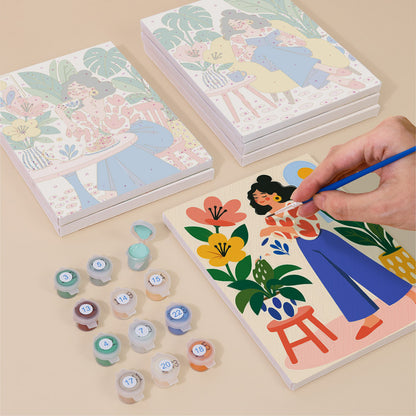 Stylish Women at Home mini paint by numbers – image 4