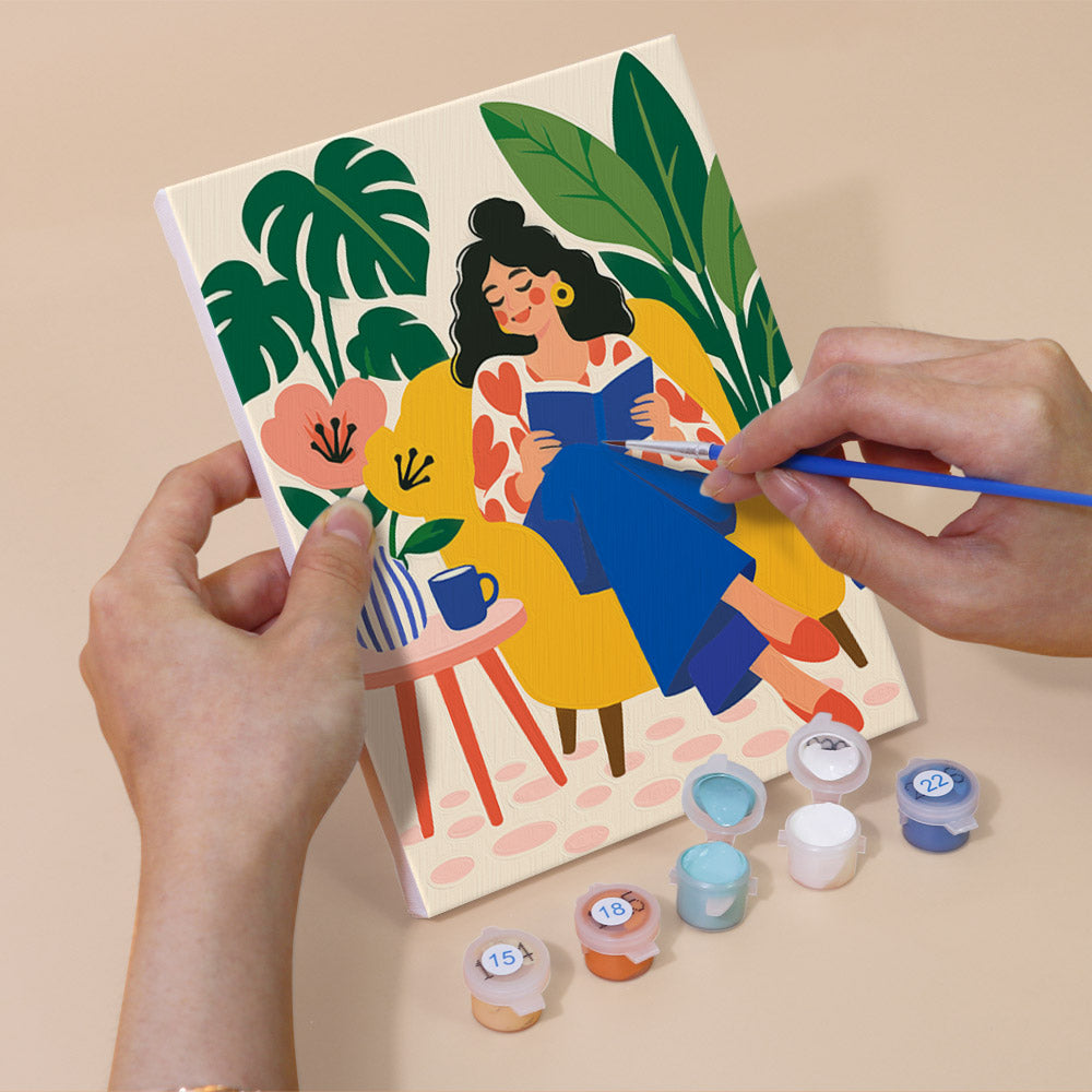 Stylish Women at Home mini paint by numbers – image 5