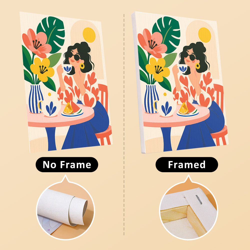 Stylish Women at Home mini paint by numbers – image 13