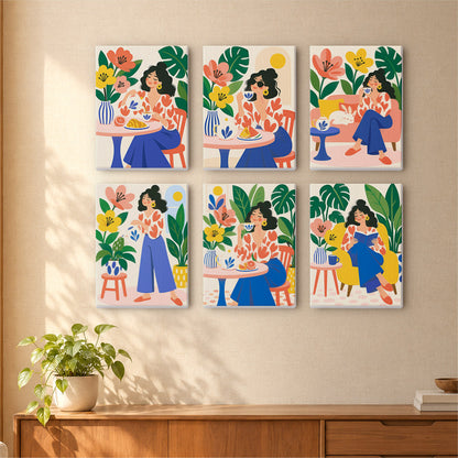 Stylish Women at Home mini paint by numbers – image 16