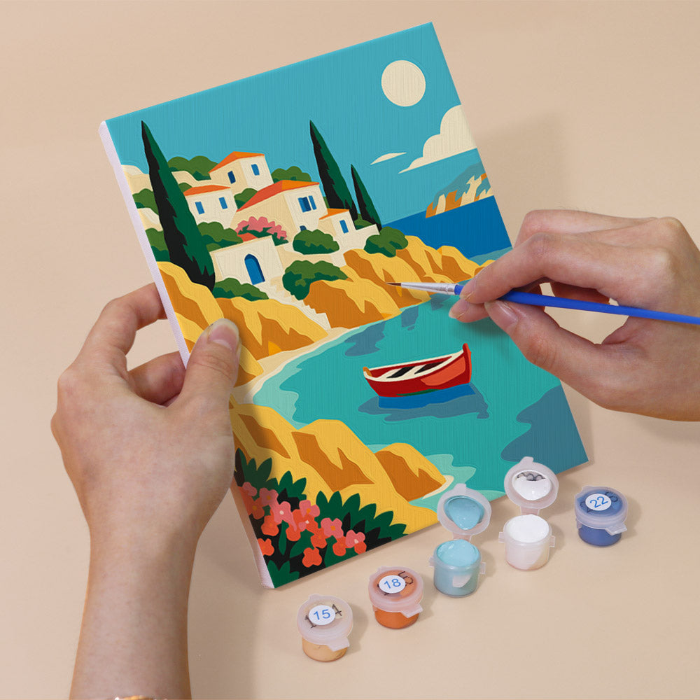 Colorful Travel Landscapes mini paint by numbers – image 5