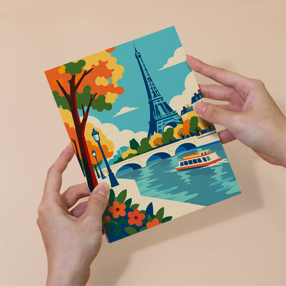 Colorful Travel Landscapes mini paint by numbers – image 6