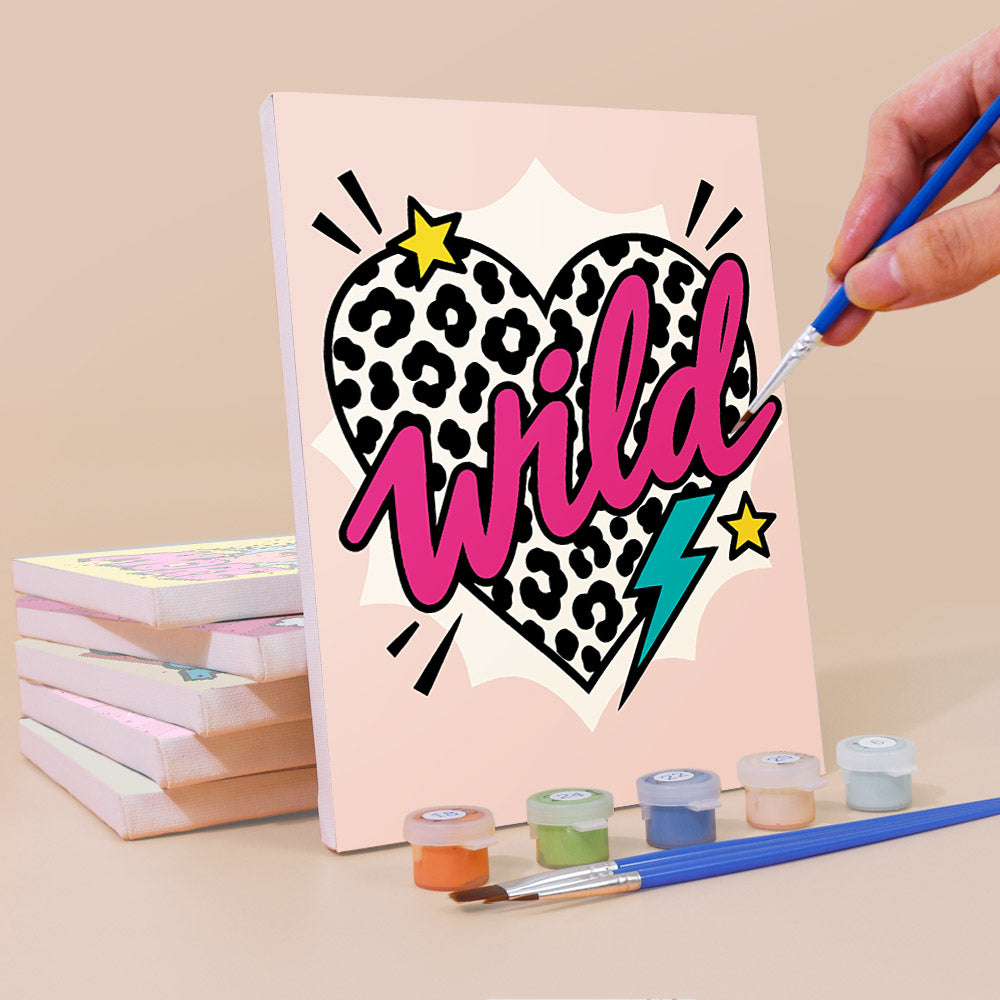 Pop Art Positivity mini paint by numbers – image 3
