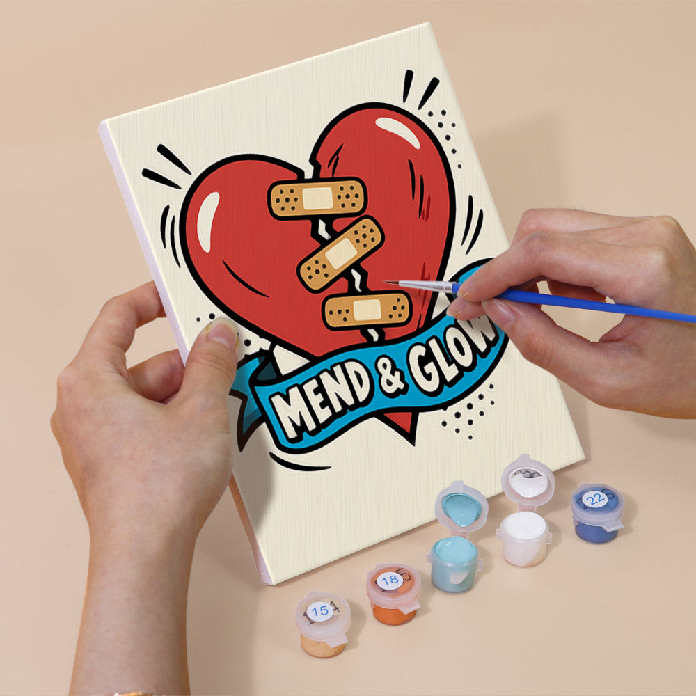 Pop Art Positivity mini paint by numbers – image 5