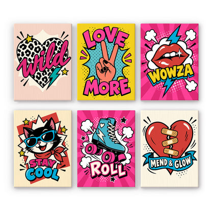 Pop Art Positivity mini paint by numbers – image 7