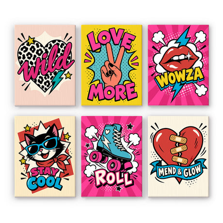 Pop Art Positivity mini paint by numbers – image 7