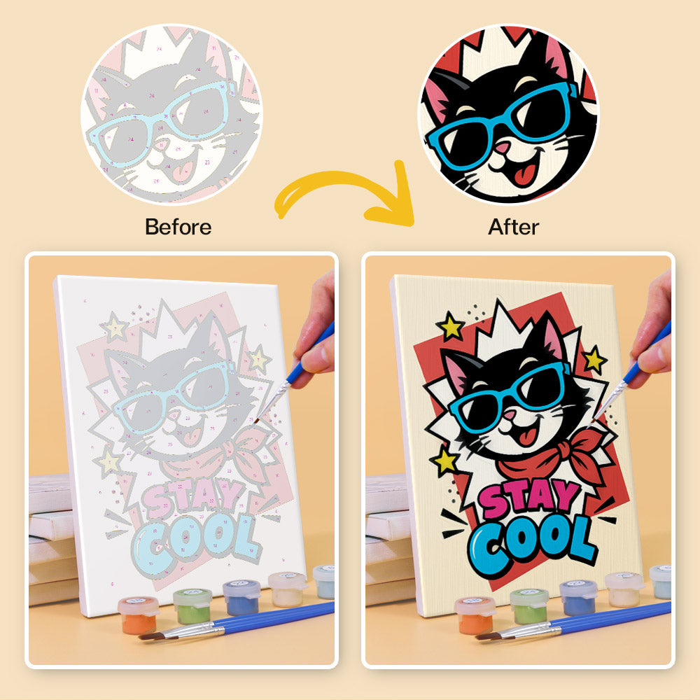 Pop Art Positivity mini paint by numbers – image 10