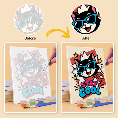 Pop Art Positivity mini paint by numbers – image 10