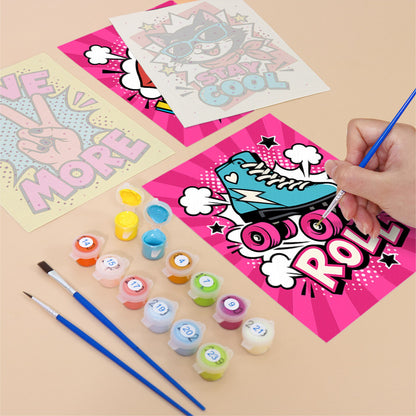 Pop Art Positivity mini paint by numbers – image 12
