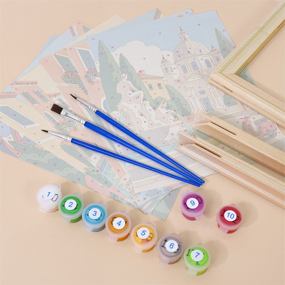 Botanical Cats mini paint by numbers – image 11