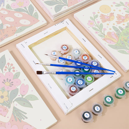 Sunny Retro Escapes mini paint by numbers – image 2