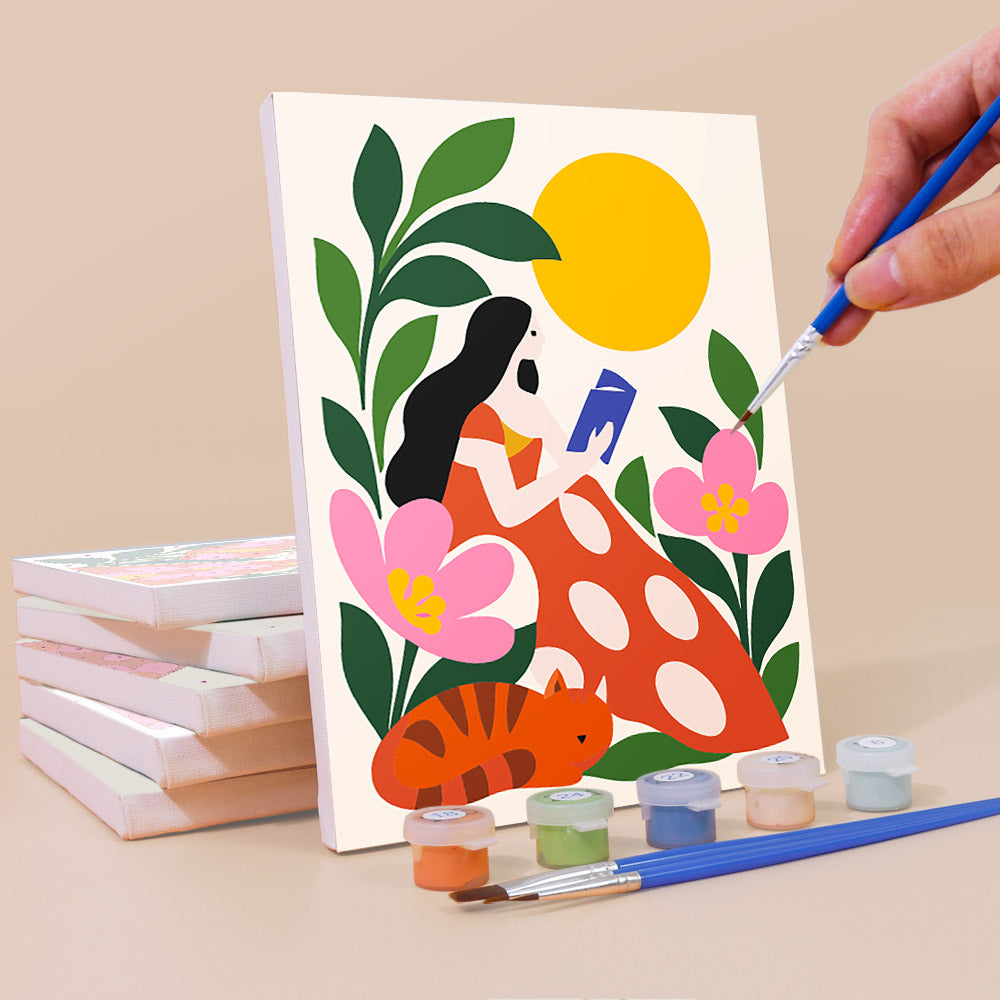 Sunny Retro Escapes mini paint by numbers – image 3