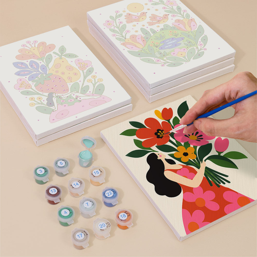 Sunny Retro Escapes mini paint by numbers – image 4