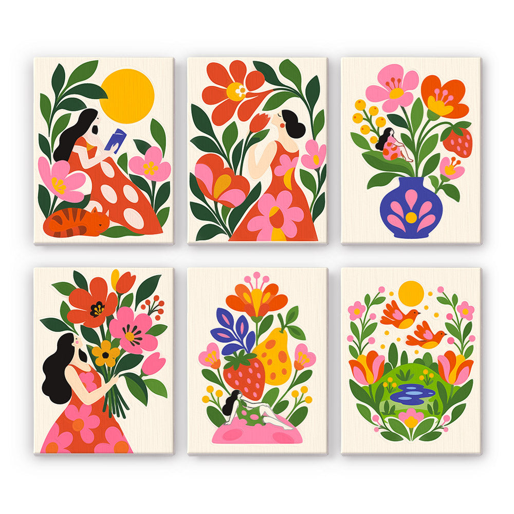 Sunny Retro Escapes mini paint by numbers – image 7