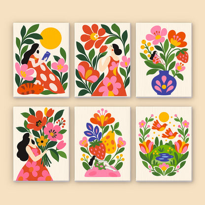 Sunny Retro Escapes mini paint by numbers – image 8