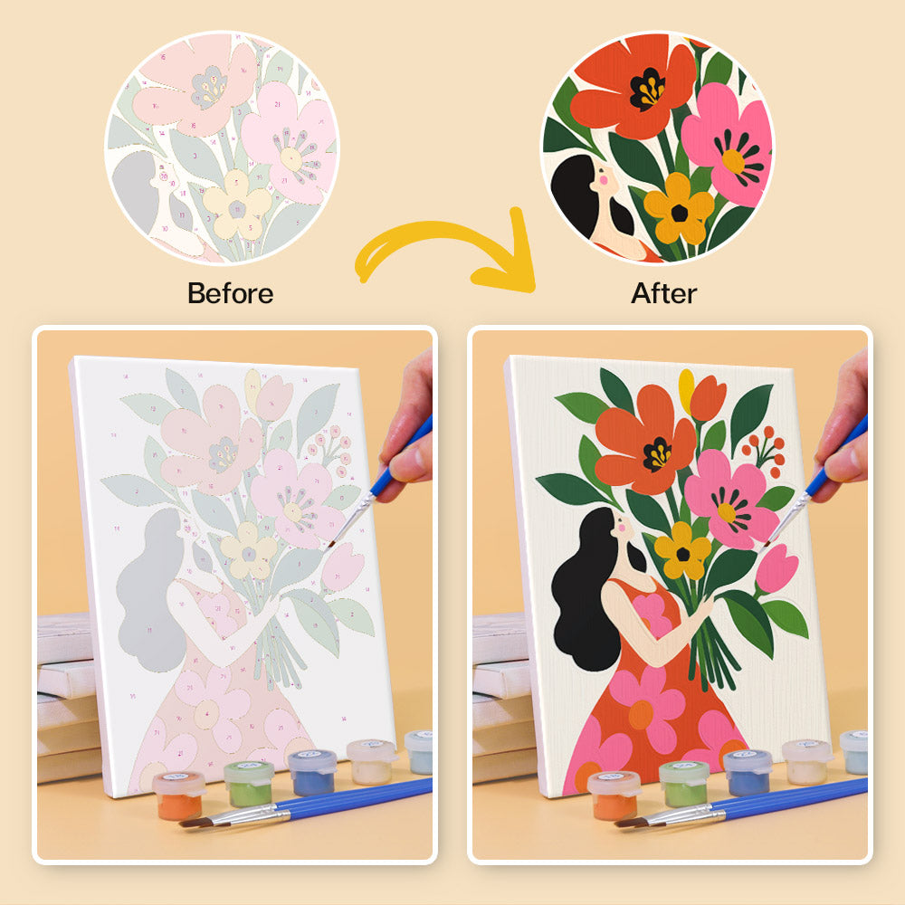 Sunny Retro Escapes mini paint by numbers – image 10