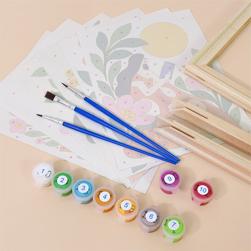 Sunny Retro Escapes mini paint by numbers – image 11